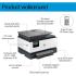 HP OfficeJet Pro 9123 All-in-One Printer, Print, copy, scan, fax, Wireless, Automatic document feeder, Two-sided printing, Two-sided scanning.