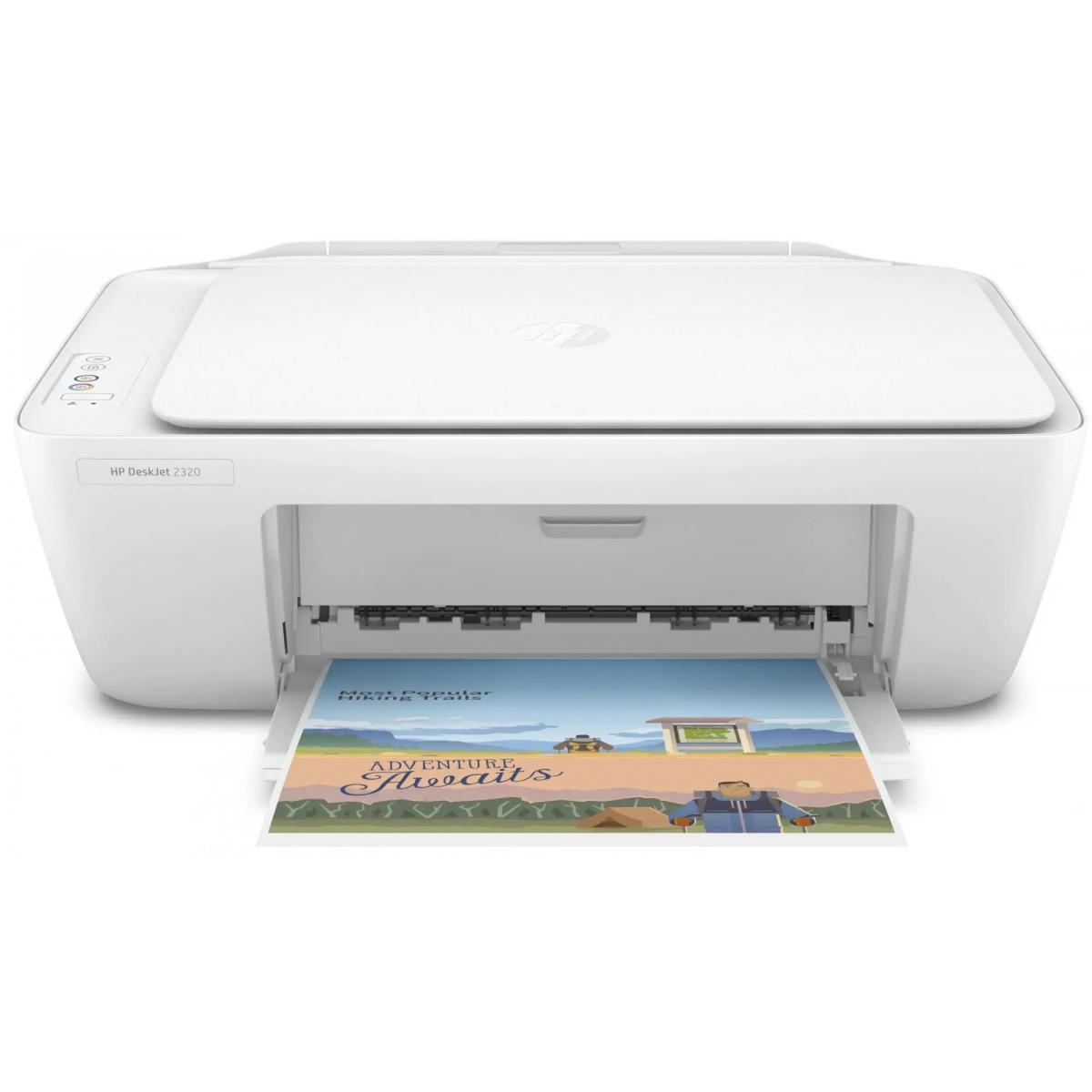 HP DeskJet Ink 2320 Color All-in-One Black/Color Printer ( Print , Scan , Copy ) USB