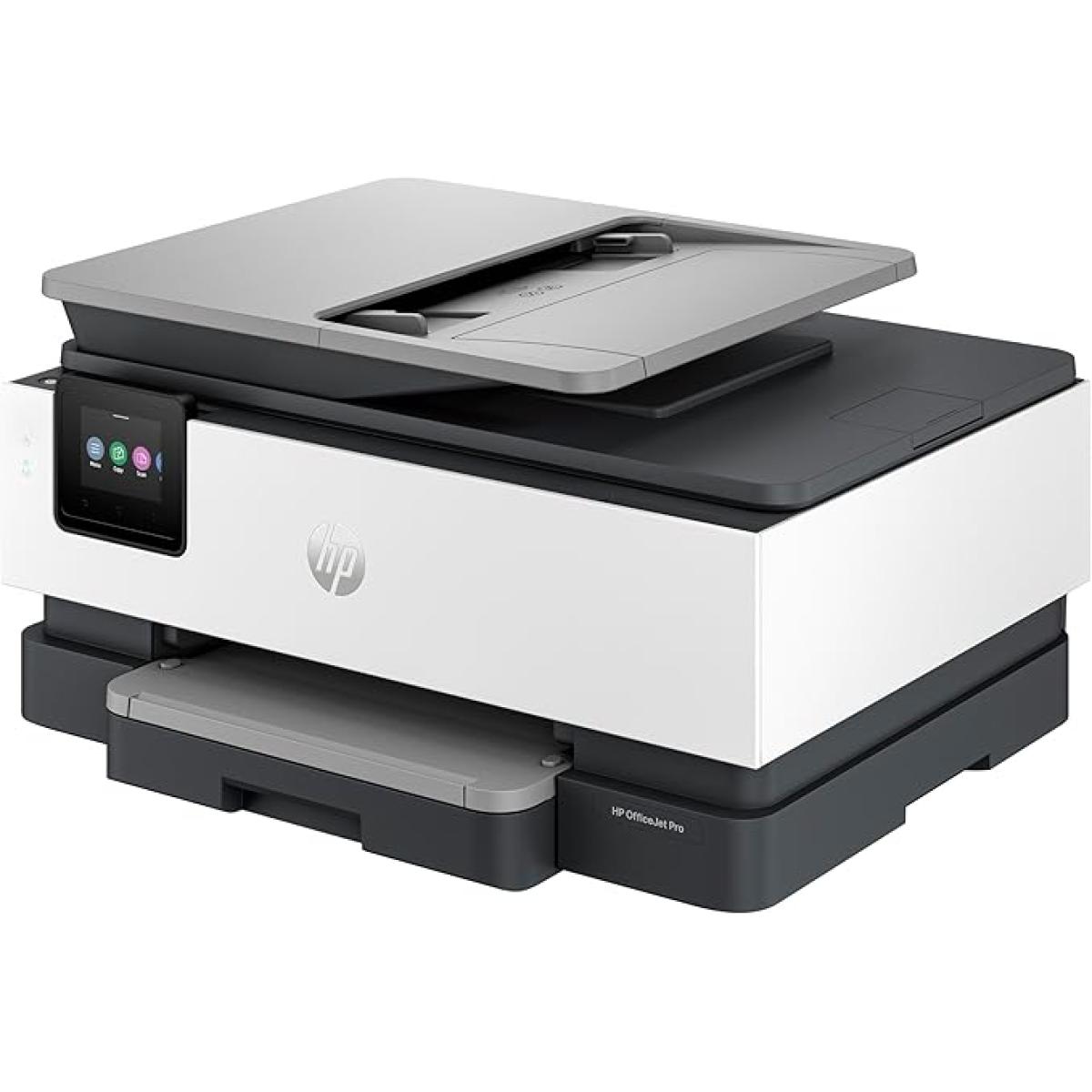 HP OfficeJet Pro 8123 All-in-One Printer, A4 , Color, Print, Copy, Scan, Wireless, Automatic document feeder, Two-sided printing, Touchscreen, Quiet mode, Light Cement - 405W0C