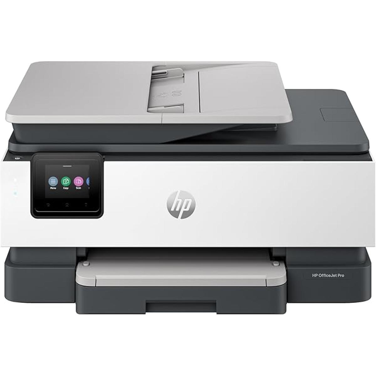 HP OfficeJet Pro 8123 All-in-One Printer, A4 , Color, Print, Copy, Scan, Wireless, Automatic document feeder, Two-sided printing, Touchscreen, Quiet mode, Light Cement - 405W0C