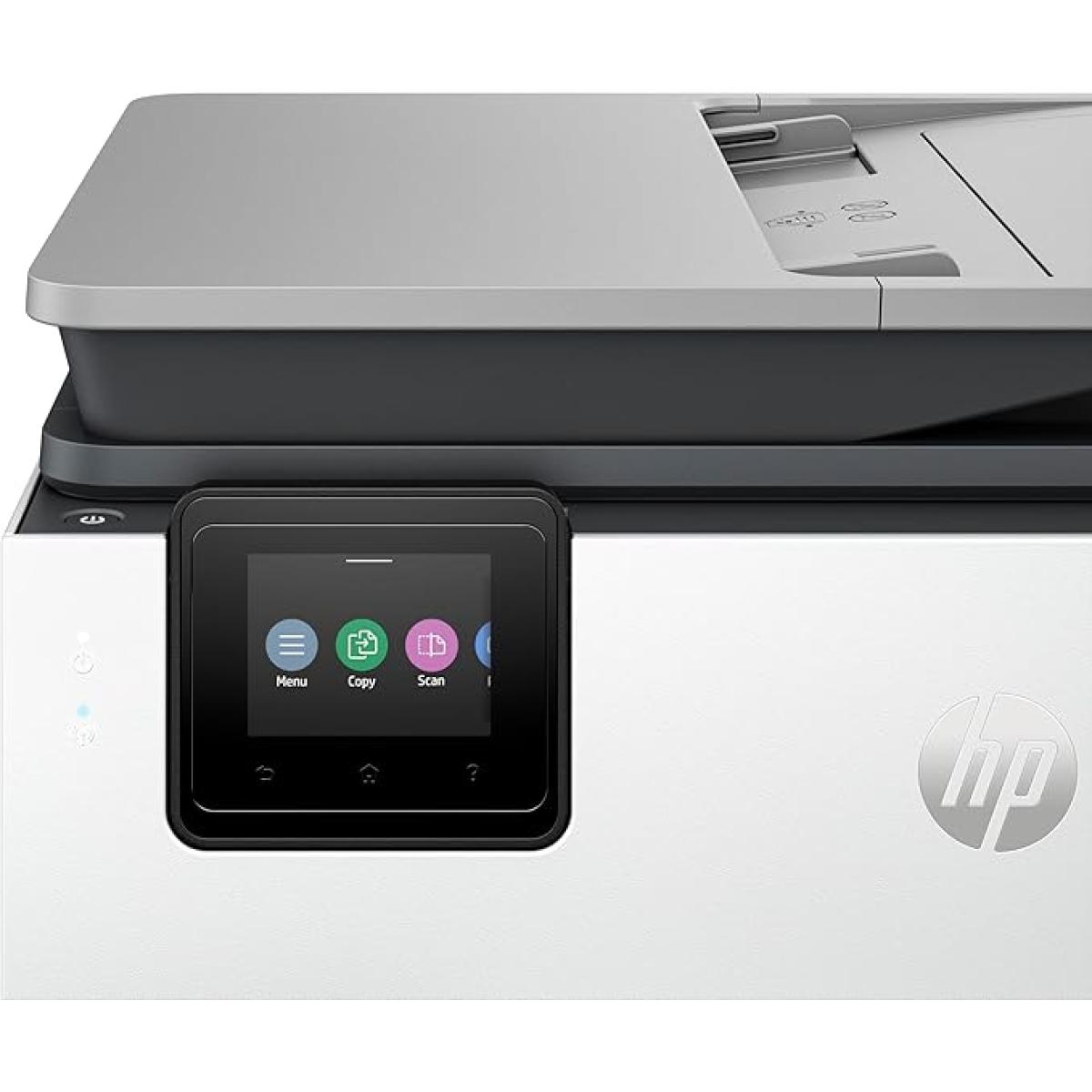 HP OfficeJet Pro 8123 All-in-One Printer, A4 , Color, Print, Copy, Scan, Wireless, Automatic document feeder, Two-sided printing, Touchscreen, Quiet mode, Light Cement - 405W0C