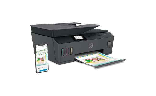 HP Smart Tank 615 Wireless, Print, Copy, Scan, Fax, All In One Printer Ink Included In The Box - Black