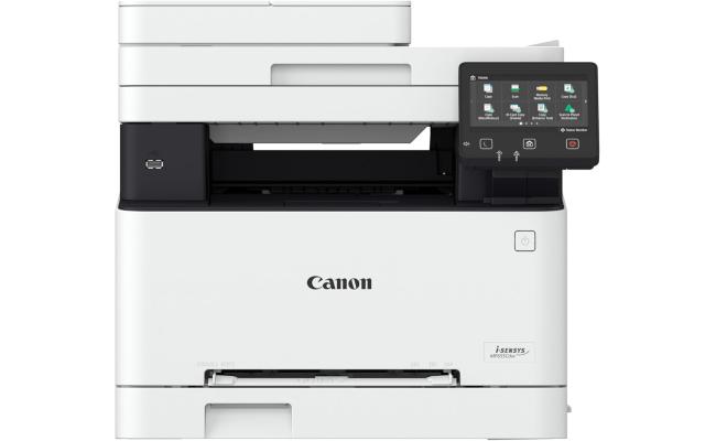 Canon i-SENSYS MF655Cdw Wireless Colour Multifunction Laser Printer - A4, Print, Copy, Scan - 21 ppm print speed, LCD Touch Screen - Wi-Fi Connectivity, Scan to Cloud - Office Printer