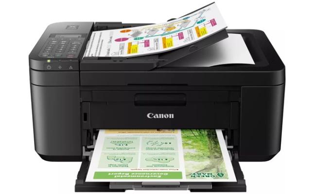 Canon PIXMA TR4640 Ink Tank All-in-One Mono LCD Wireless Color Multi-function Printer 4in1 (Copy/Print/Scan/Fax) w/ Duplex High Quality Printing