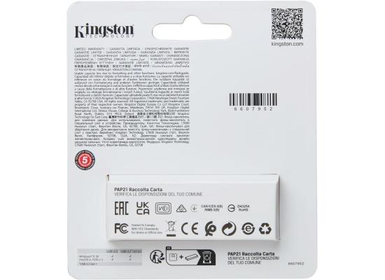 Kingston DataTraveler Exodia S USB Flash Drive - 256GB - USB 3.2 Gen 1 - USB Type A - Black/Orange - DTXS/256GB