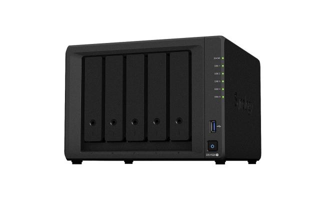 Synology DiskStation DS1520+ 5-Bay NAS Storage Enclosure Ideal Network-Attached Storage Solution w/ SSD Cache Acceleration Capability