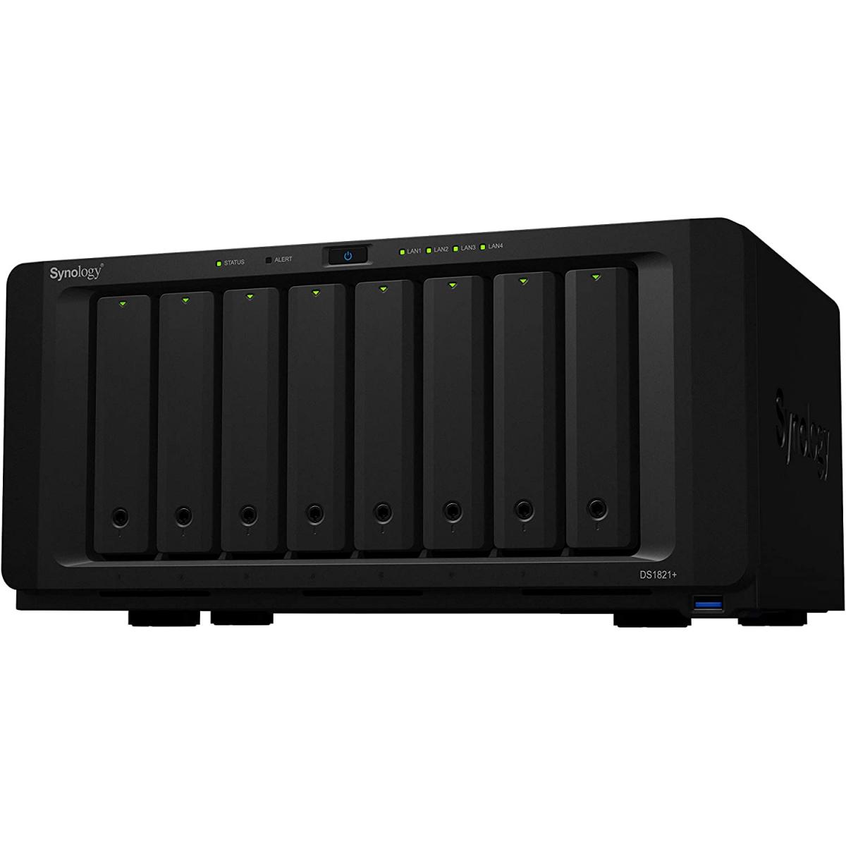 Synology DiskStation DS1821+ 8-Bay NAS Storage Enclosure Business-Grade Backup Solutions & High Capacity Storage & Data Protection