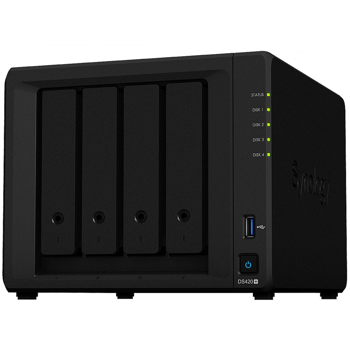Synology DiskStation DS420+ 4-Bay NAS Storage Enclosure Solution To Streamline Data Management