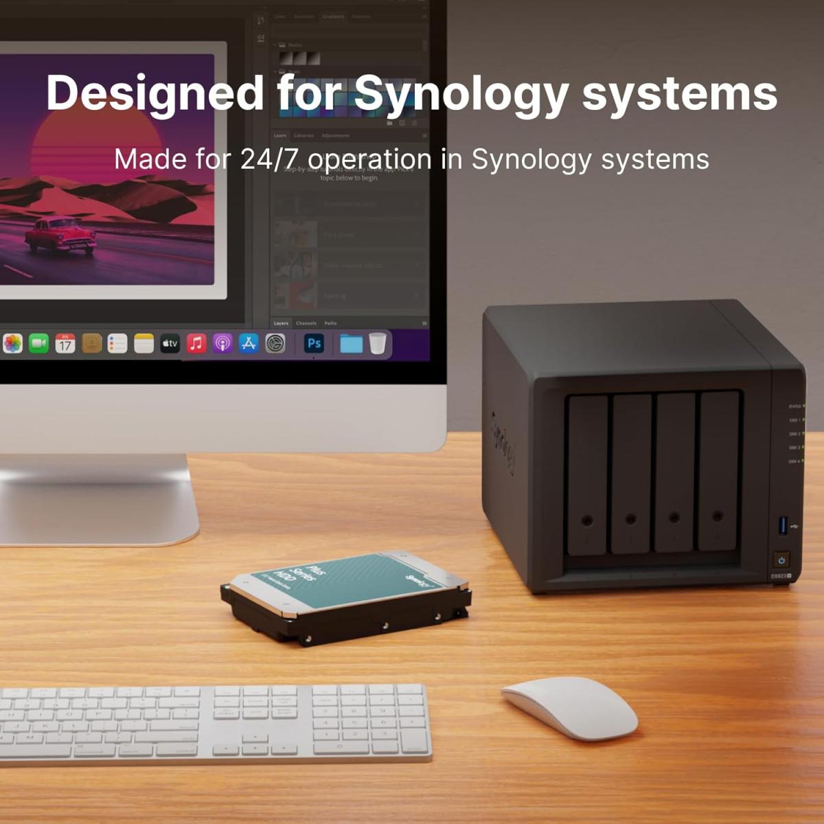 Synology HAT3310 8TB, Up to 281MB/s Sustained Transfer Rate, 512MB Cache - 3.5 Hard Drive Synology HAT3310 8TB, Up to 281MB/s Sustained Transfer Rate, 512MB Cache - 3.5 Hard Drive