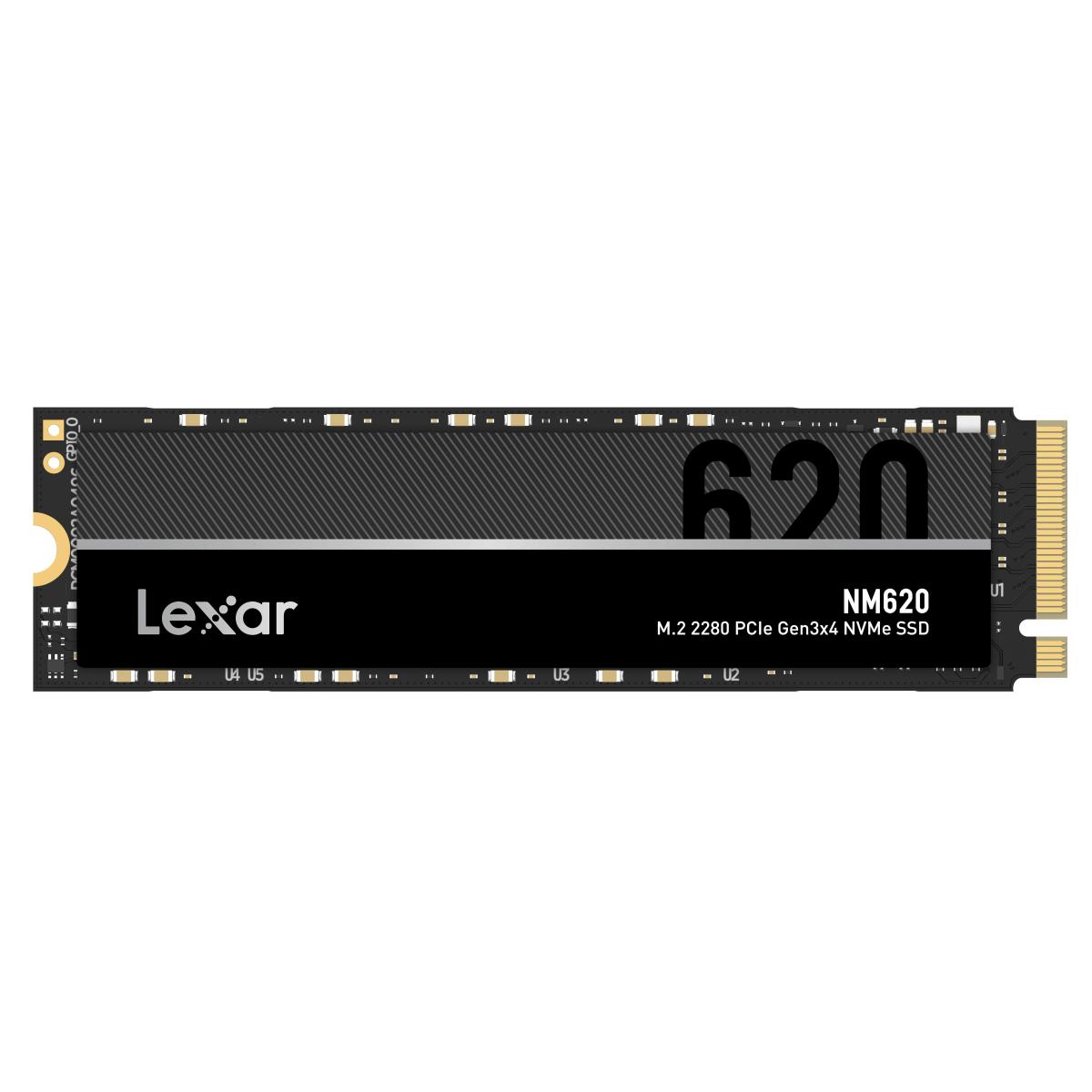 Lexar NM620 512GB PCIe 3.0 NVMe M.2 SSD-Sequential Read/Write (3500/2400 MB/s)