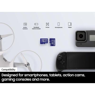 Samsung PRO Plus microSD Memory Card + Adapter, 256GB microSDXC, Up to 180 MB/s, Full HD & 4K UHD, UHS I, C10, U3, V30, A2, for Android Smartphones, Tablets, GoPRO, and DJI Drone (MB MD256SA/AM)
