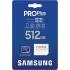 Samsung PRO Plus microSD Memory Card + Adapter, 512GB microSDXC, Up to 180 MB/s, Full HD & 4K UHD, UHS I, C10, U3, V30, A2, for Android Smartphones, Tablets, GoPRO, and DJI Drone (MB MD512SA/AM)