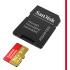 SanDisk 512GB Extreme microSDXC UHS-I Memory Card with Adapter - Up to 190MB/s, C10, U3, V30, 4K, 5K, A2, Micro SD Card - SDSQXAV-512G-GN6MA