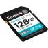 Kingston Canvas Go Plus 128GB SD Card | Up to 200MB/s | Class 10, UHS-I, U3, V30 | SDG4/128GB