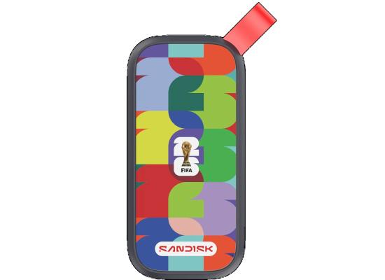 SanDisk 1TB Extreme Portable SSD (FIFA World Cup 2026 Edition) - Up to 1050MB/s, USB-C, USB 3.2 Gen 2, IP65 Water and Dust Resistance, Updated Firmware - External Solid State Drive.