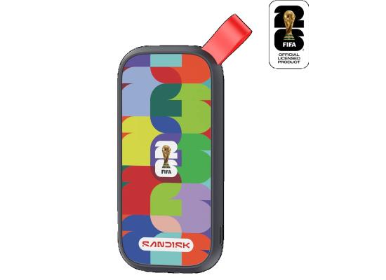 SanDisk 1TB Extreme Portable SSD (FIFA World Cup 2026 Edition) - Up to 1050MB/s, USB-C, USB 3.2 Gen 2, IP65 Water and Dust Resistance, Updated Firmware - External Solid State Drive.