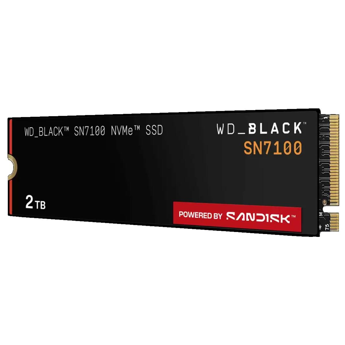 WD BLACK SN7100 2TB PCIe 4.0 NVMe M.2 SSD-Sequential Read/Write (7250/6900 MB/s)