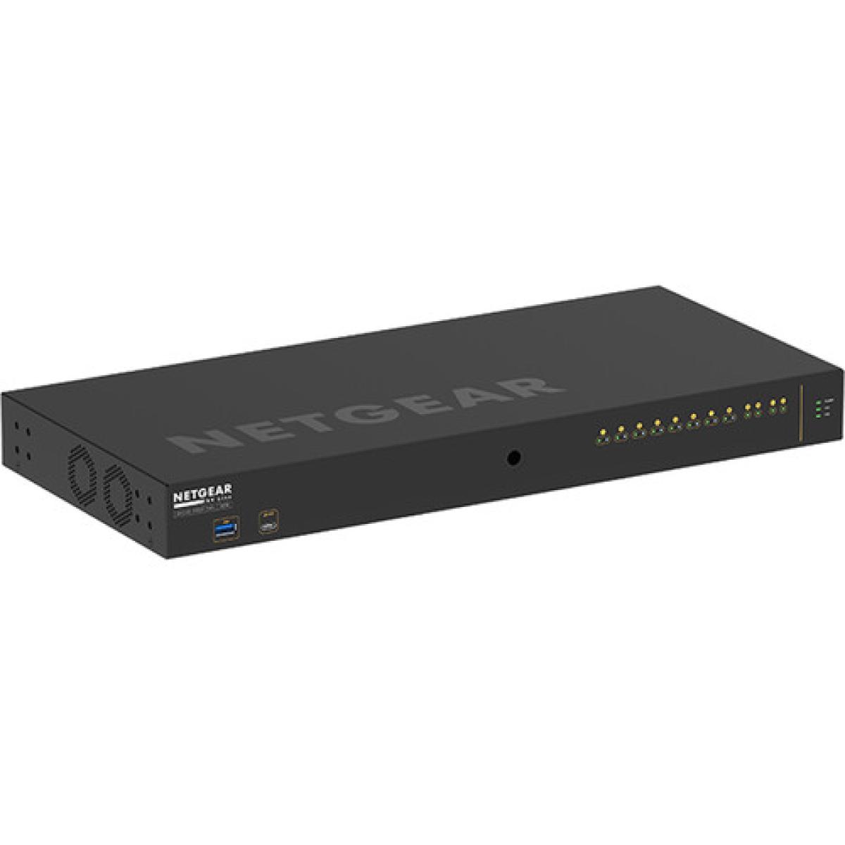 Netgear AV Line M4250 GSM4212P 8-Port Gigabit PoE+ Compliant Managed AV Switch with SFP (125W)