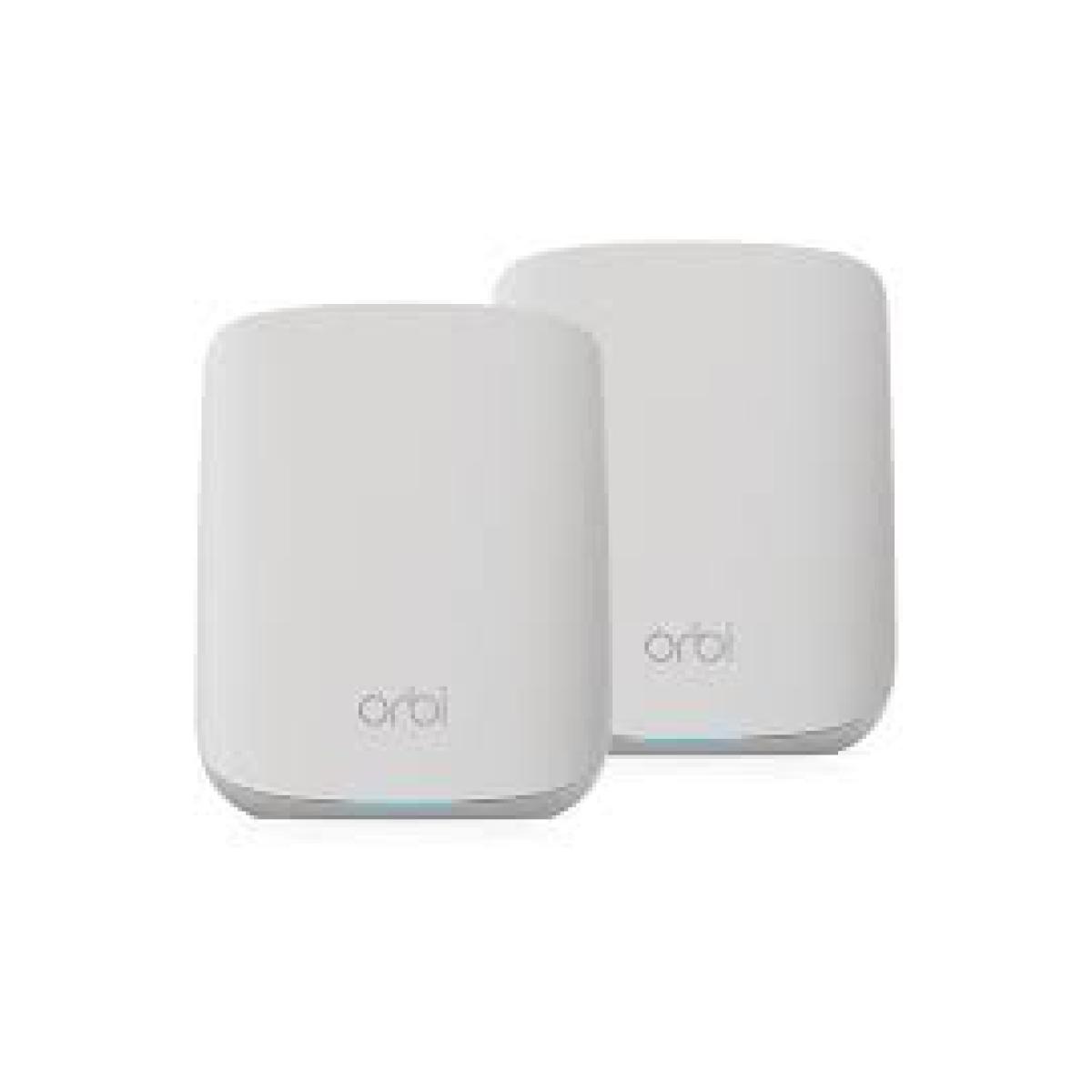 NETGEAR (RBK352) Orbi Mesh AX1800 (Up to 1.8 Gbps) Wi-Fi 6 Dual Band Router with 1 Satellite Extender Whole Home Coverage up to 2,500 sq. ft. and 30 Devices (2-Pack)