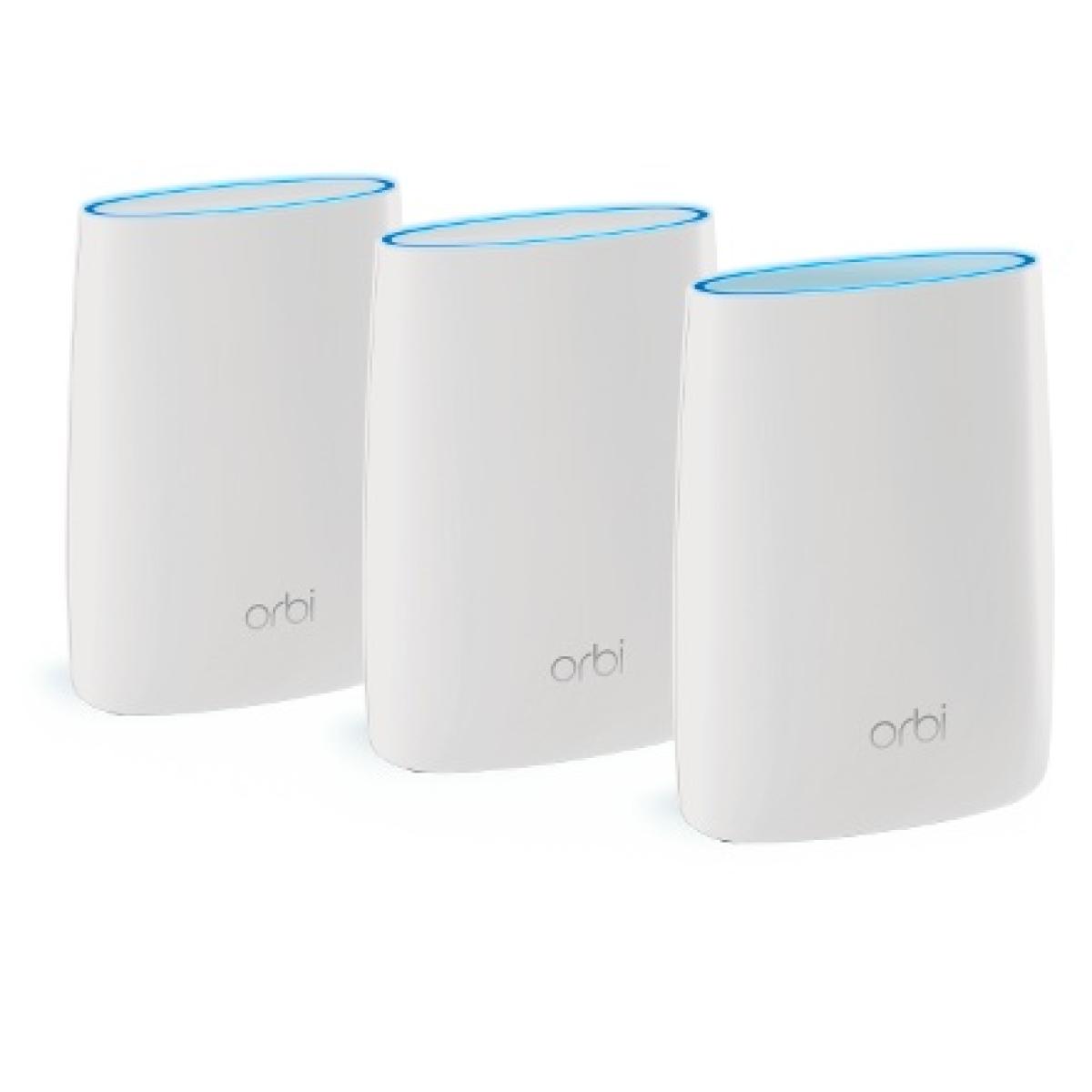Netgear Orbi RBK53 Tri-Band AC3000 Wifi System Router + 2 Satellite extenders Weight 3 kg Brand Netgear Product Category Gaming Wireless Routers