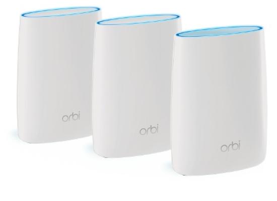 Netgear Orbi RBK53 Tri-Band AC3000 Wifi System Router + 2 Satellite extenders Weight 3 kg Brand Netgear  Product Category Gaming Wireless Routers