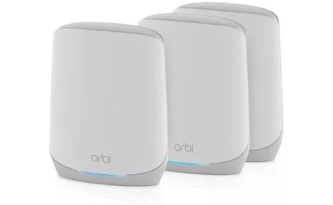 Netgear RBK763S-100NAS Orbi Tri-Band WiFi 6 Mesh System Router + 2 Satellites