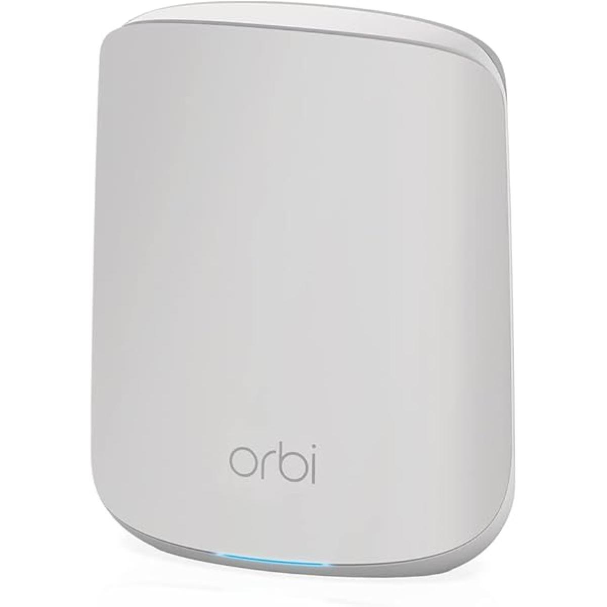 NETGEAR Orbi Dual-Band Mesh WiFi 6 System Add-on Satellite (RBS350) | Works with Orbi WiFi 6 System RBK653 | Adds up to 1,750 sq. ft Coverage | AX1800 (Up to 1.8Gbps
