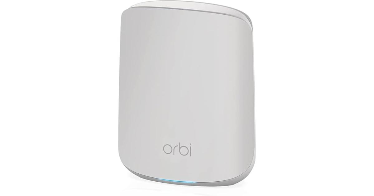 NETGEAR Orbi Dual-Band Mesh WiFi 6 System Add-on Satellite (RBS350 ...