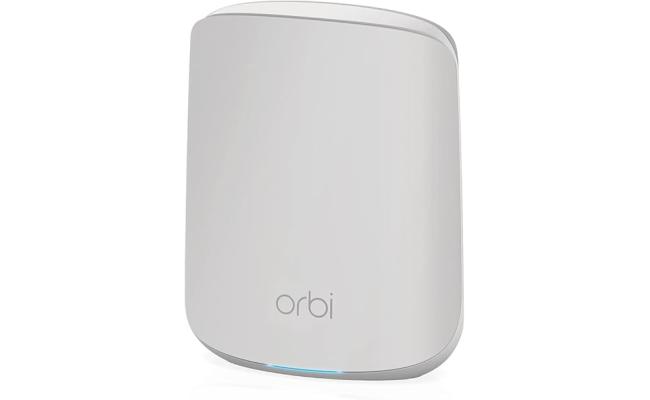 NETGEAR Orbi Dual-Band Mesh WiFi 6 System Add-on Satellite (RBS350) | Works with Orbi WiFi 6 System RBK653 | Adds up to 1,750 sq. ft Coverage | AX1800 (Up to 1.8Gbps