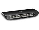 TP-Link 8 Port Gigabit Ethernet Network Switch | Plug and Play | Desktop or Wall-Mount | Plastic Case Ethernet Splitter | Fanless | Traffic Optimization | Unmanaged (TL-SG1008D),Black
