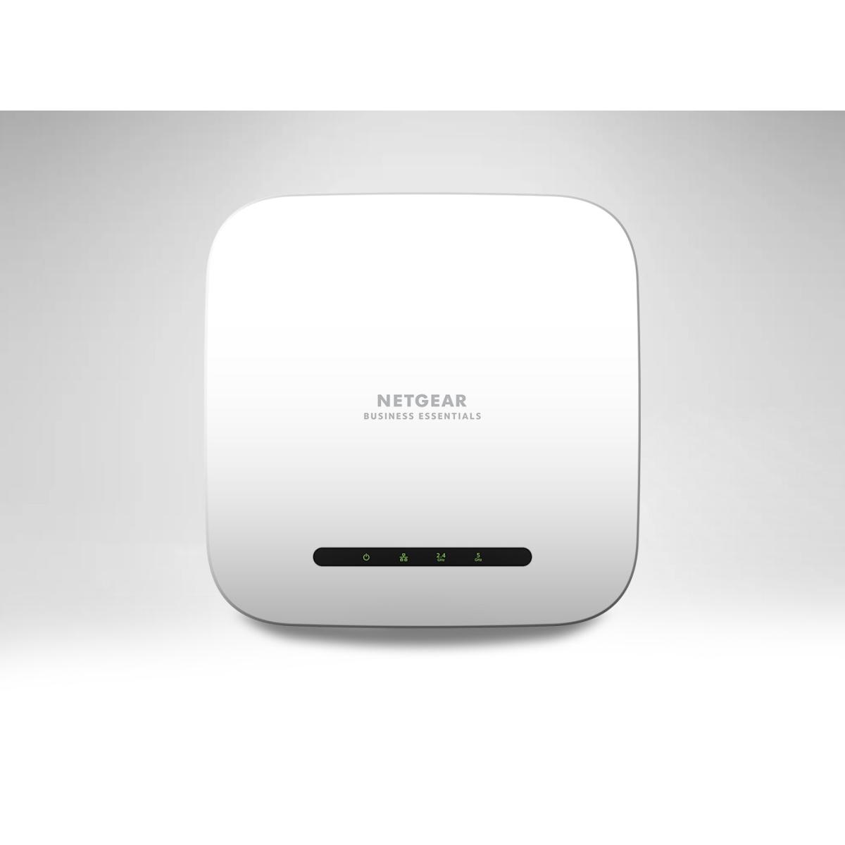 NETGEAR WiFi 6 Access Point (WAX214) - Dual-Band PoE Access Point AX1800 Wireless Speed | 1 x 1G Ethernet PoE Port | Up to 128 Devices | 802.11ax | WPA3 Security | MU-MIMO | Power Adapter Not Included