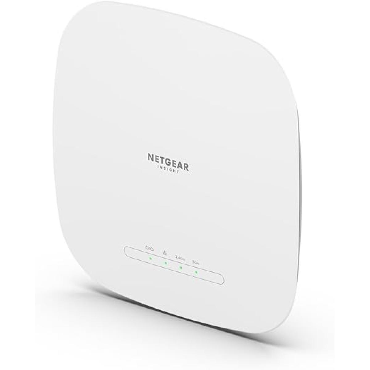NETGEAR Cloud Managed Wireless Access Point (WAX615) - WiFi 6 Dual-Band AX3000 Speed | Up to 256 Client Devices | 802.11ax | Insight Remote Management | PoE+ Powered or AC Adapter (not Included)