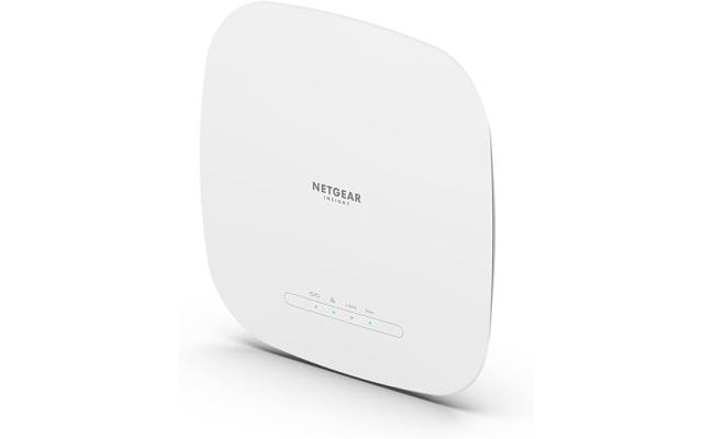 NETGEAR Cloud Managed Wireless Access Point (WAX615) - WiFi 6 Dual-Band AX3000 Speed | Up to 256 Client Devices | 802.11ax | Insight Remote Management | PoE+ Powered or AC Adapter (not Included)
