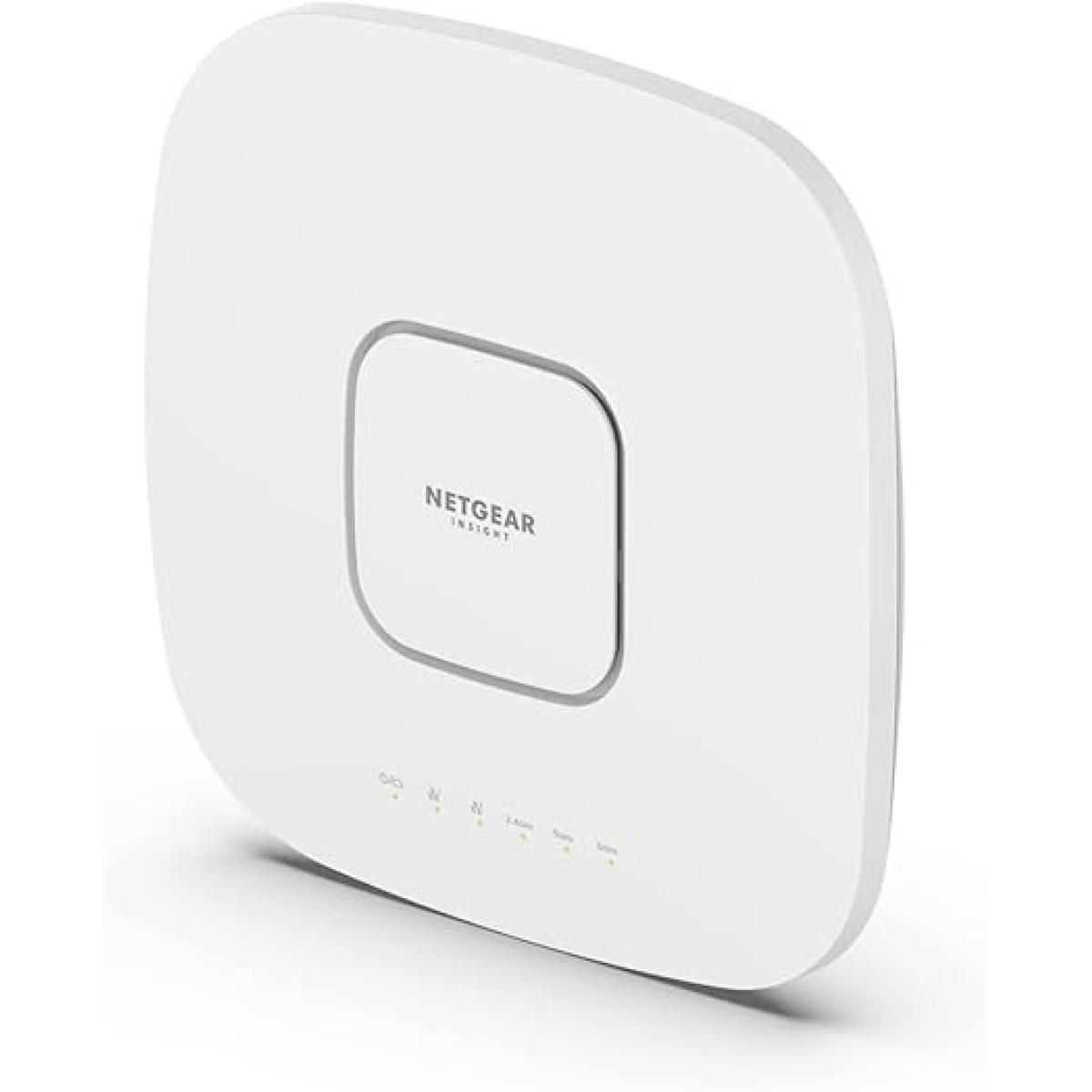 NETGEAR Cloud Managed Wireless Access Point (WAX630E) - WiFi 6E Tri-Band AXE7800 Speed - Mesh - MU-MIMO - 802.11axe - Insight Remote Management - PoE++ - Power Adapter not Included