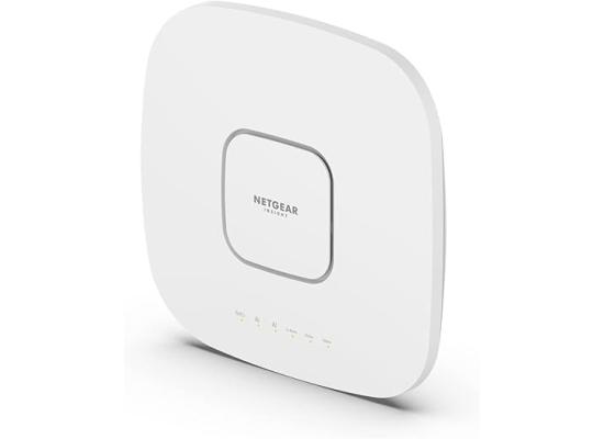 NETGEAR Cloud Managed Wireless Access Point (WAX630E) - WiFi 6E Tri-Band AXE7800 Speed - Mesh - MU-MIMO - 802.11axe - Insight Remote Management - PoE++ - Power Adapter not Included