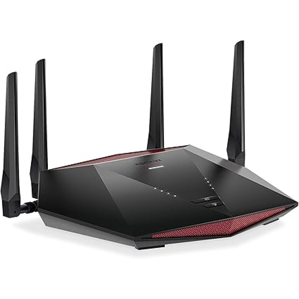 NETGEAR Nighthawk Pro Gaming WiFi 6 Router (XR1000) 6-Stream AX5400 Wireless Speed (up to 5.4Gbps) | DumaOS 3.0 Optimizes Lag-Free Server Connections 4 x 1G Ethernet and 1 USB Ports