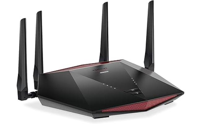 NETGEAR Nighthawk Pro Gaming WiFi 6 Router (XR1000) 6-Stream AX5400 Wireless Speed (up to 5.4Gbps) | DumaOS 3.0 Optimizes Lag-Free Server Connections 4 x 1G Ethernet and 1 USB Ports