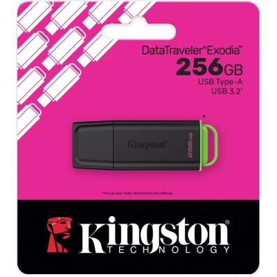 Kingston DataTraveler Exodia USB Type-A Flash Drive Single Pack USB 3.2 Gen 1 - 256GB