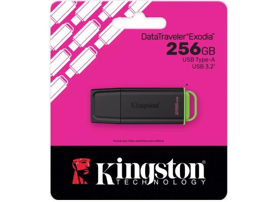 Kingston DataTraveler Exodia USB Type-A Flash Drive Single Pack USB 3.2 Gen 1 - 256GB