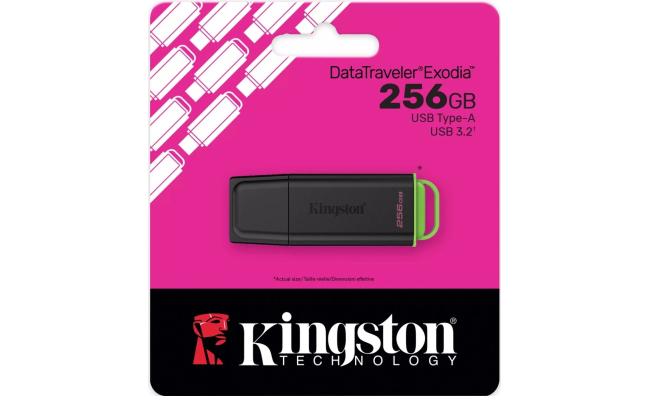 Kingston DataTraveler Exodia USB Type-A Flash Drive Single Pack USB 3.2 Gen 1 - 256GB