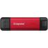 Kingston Dual Portable SSD (1TB) USB 3.2 Gen 2 (USB Type-A and Type-C) Portable External Solid State Drive (SSD) Up to Up to 1,050MB/s Read, 950MB/s Write