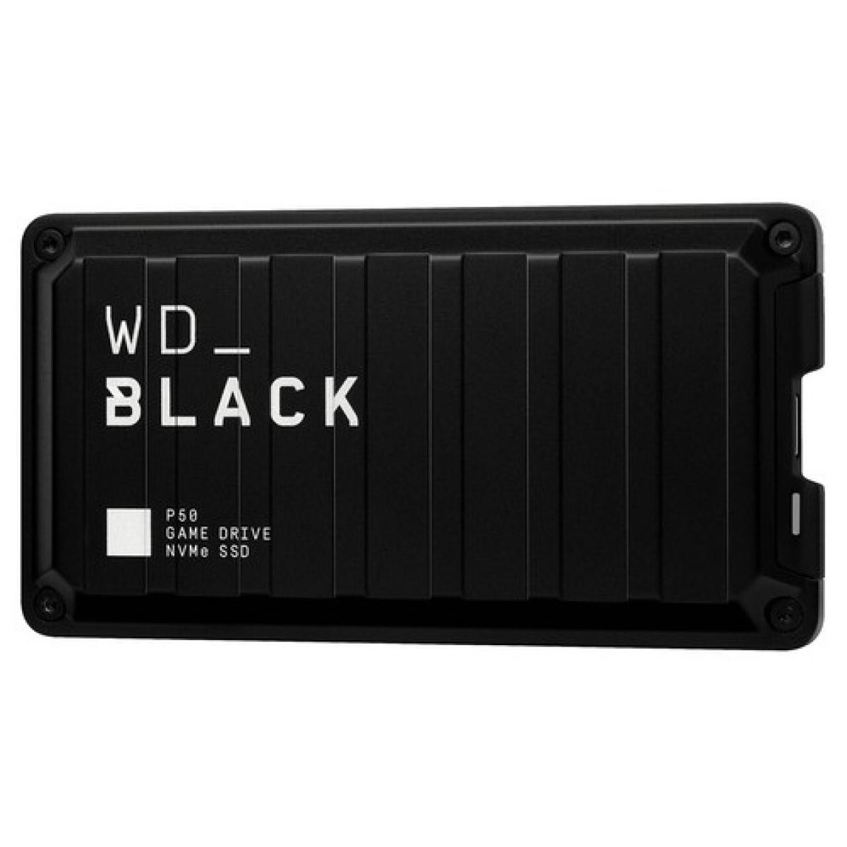 WD BLACK 4TB P50 Gaming External & Portable SSD USB 3.2 Gen 2 (USB Type-C to Type-C & USB Type-C to Type-A ) up to 2000MB/s Read, 2000MB/s Write