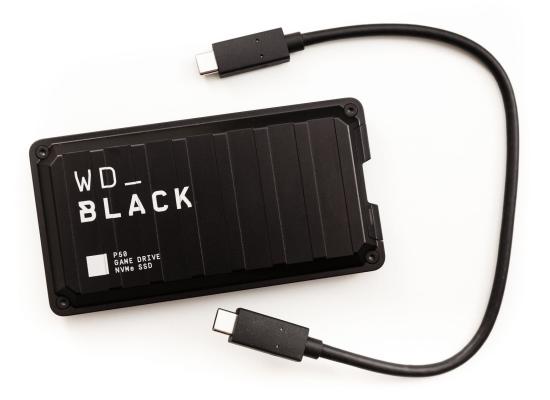 WD BLACK 2TB P50 Gaming External & Portable SSD (4TB) USB 3.2 Gen 2 (USB Type-C to Type-C & USB Type-C to Type-A ) up to 2000MB/s Read, 2000MB/s Write