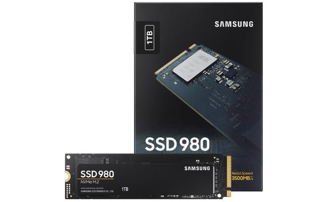 SAMSUNG 980 SSD 1TB PCIe 3.0 M.2 NVMe Read/Write Up To 3,500/3,000 MB/s