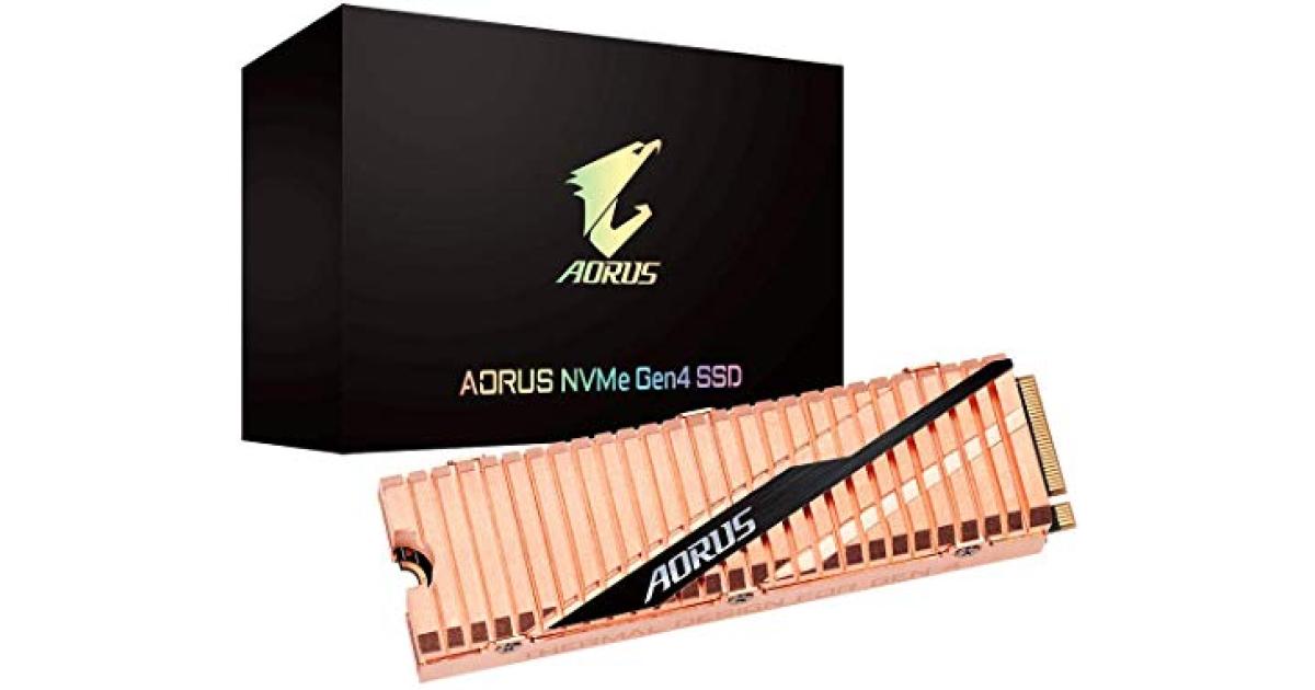 GIGABYTE AORUS M.2 NVMe Gen4 SSD With HeatSink 2TB UP TO 5000 MB/s
