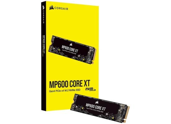 Corsair MP600 CORE XT 1TB Gen4 PCIe 4.0 NVMe M.2 SSD, 3D QLC NAND - Sequential Read/Write (5000/4400 MB/s)