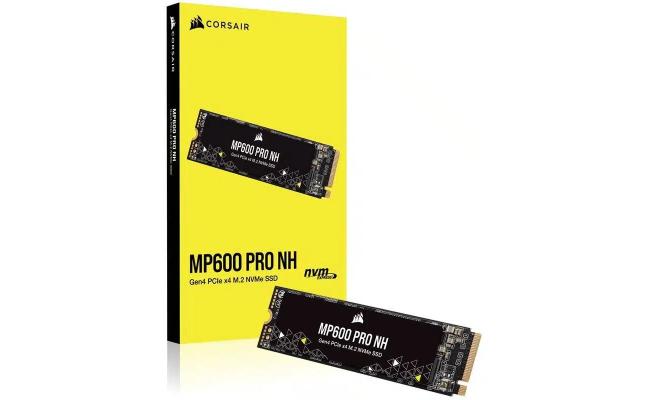 Corsair MP600 PRO NH 2TB Gen4 PCIe 4.0 NVMe M.2 SSD - Sequential Read/Write (7000/5700 MB/s)