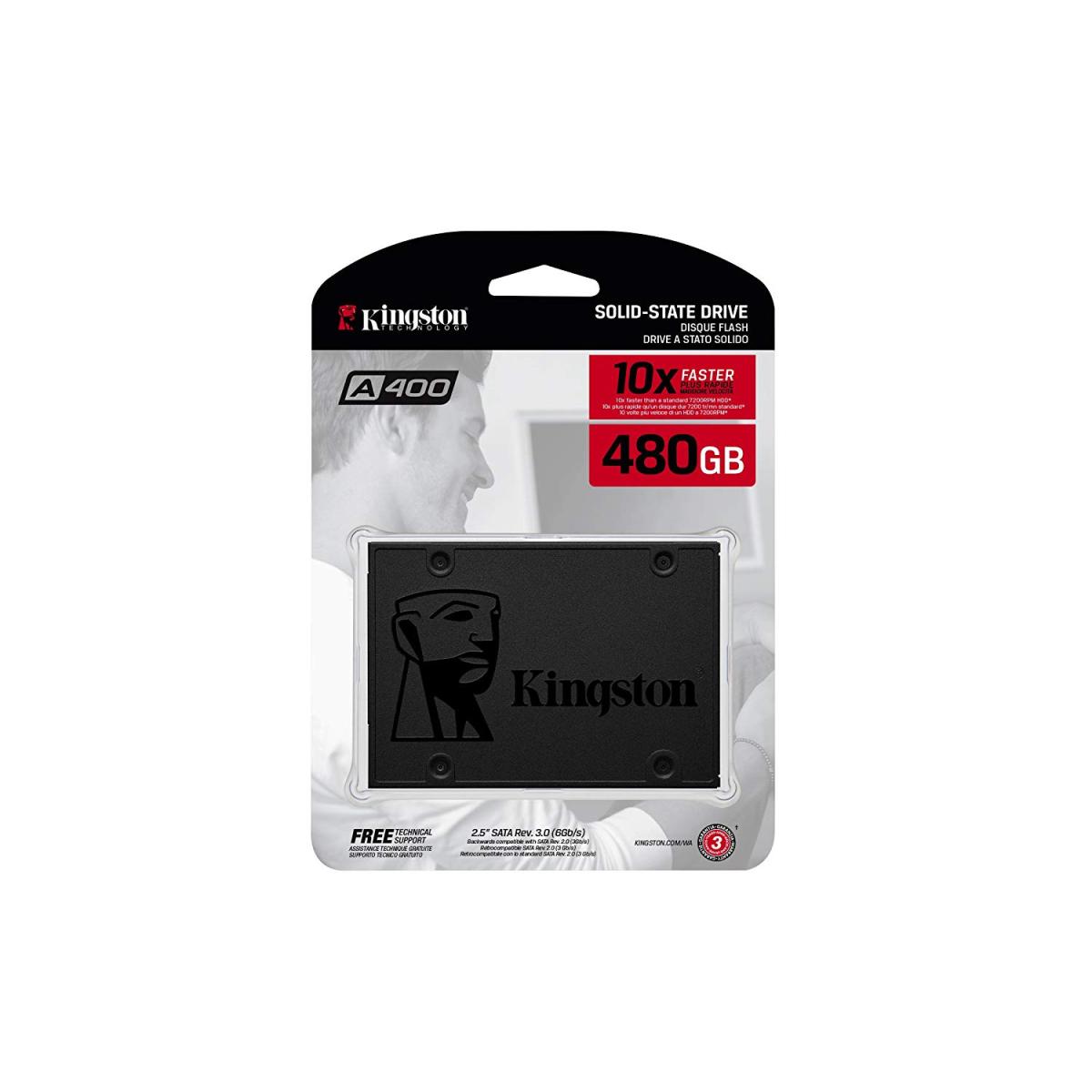 Kingston A400 SSD 480GB SATA 3 2.5Inch