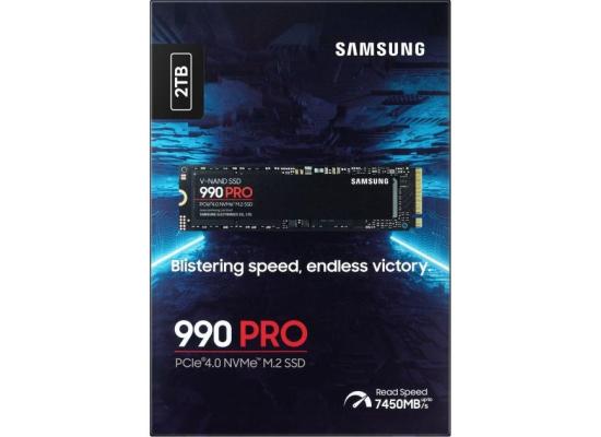 Samsung 990 PRO 2TB PCIe 4.0 NVMe M.2 SSD-Sequential Read/Write (7450/6900 MB/s)