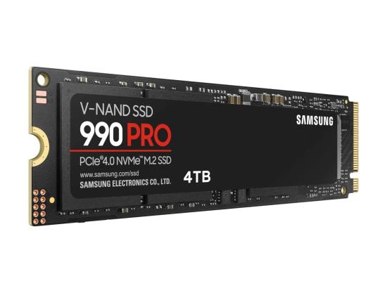 Samsung 990 PRO 4TB PCIe 4.0 NVMe M.2 SSD-Sequential Read/Write (7450/6900 MB/s)